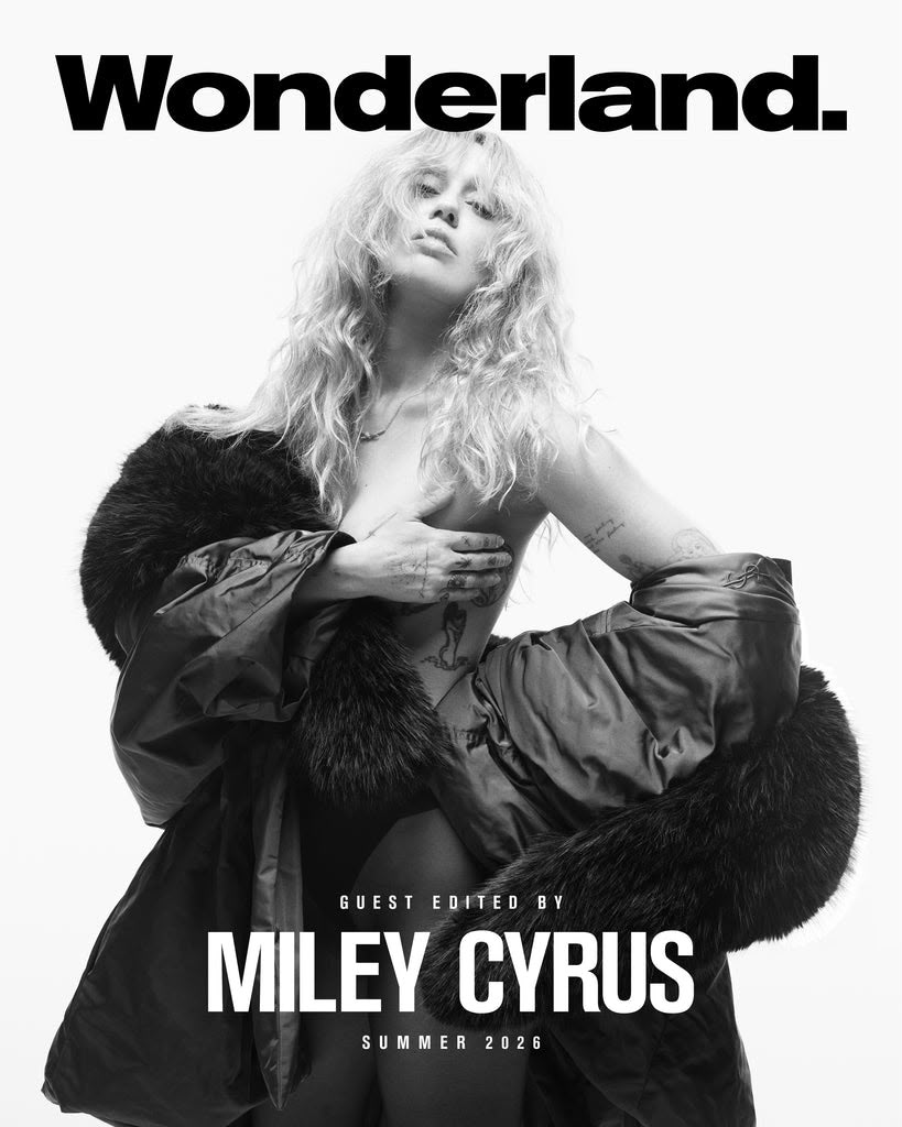 WONDERLAND SUMMER 2026-MILEY CYRUS-(SAINT LAURENT)
