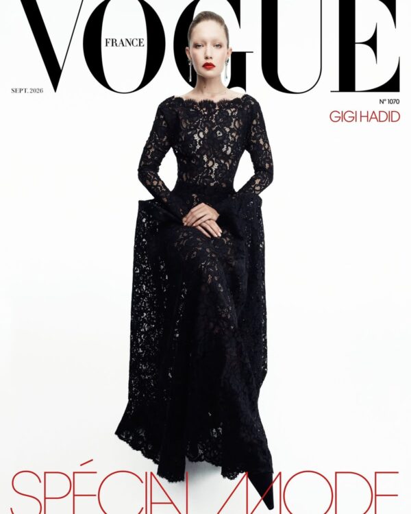 Vogue France September 2026 featuring Gigi Hadid