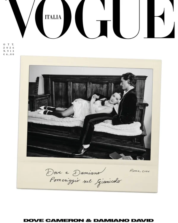 Vogue Italia October 2026 ft. Dove Cameron and Damiano David